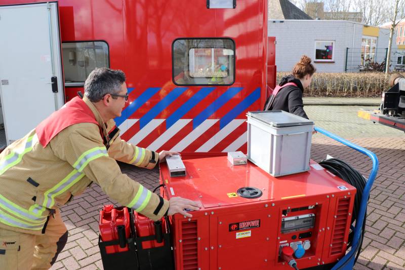 Uitslaande brand in slooppand