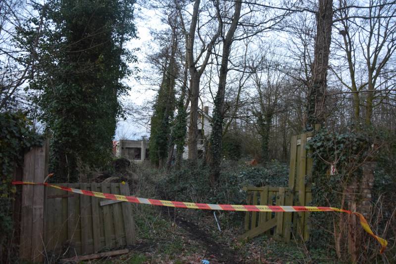 Gaslekkage bij sloopwoning