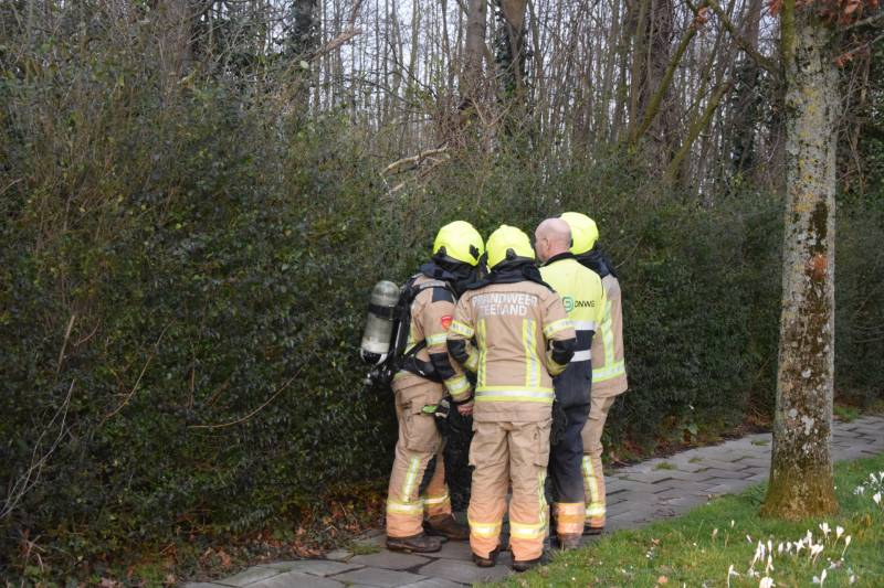 Gaslekkage bij sloopwoning