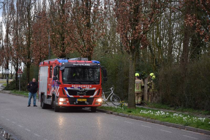Gaslekkage bij sloopwoning