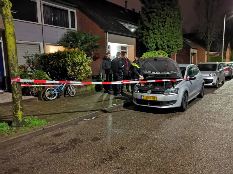 Autobrand snel onder controle