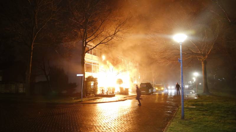 Brand verwoest caravan