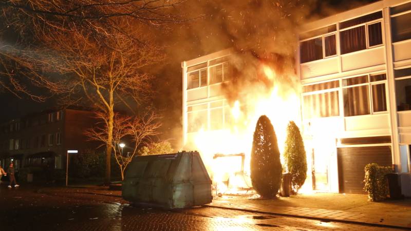 Brand verwoest caravan