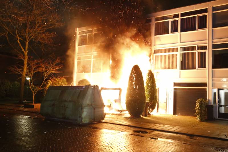 Brand verwoest caravan