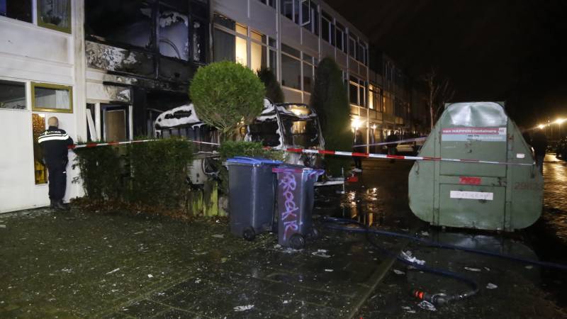 Brand verwoest caravan