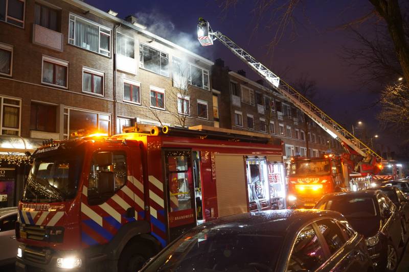 Uitslaande brand in appartement