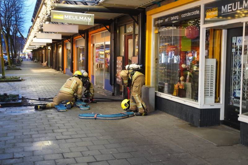 Uitslaande brand in appartement