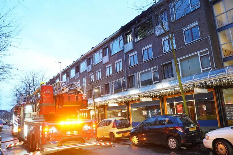 Uitslaande brand in appartement