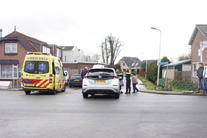 Fietsster gewond bij aanrijding