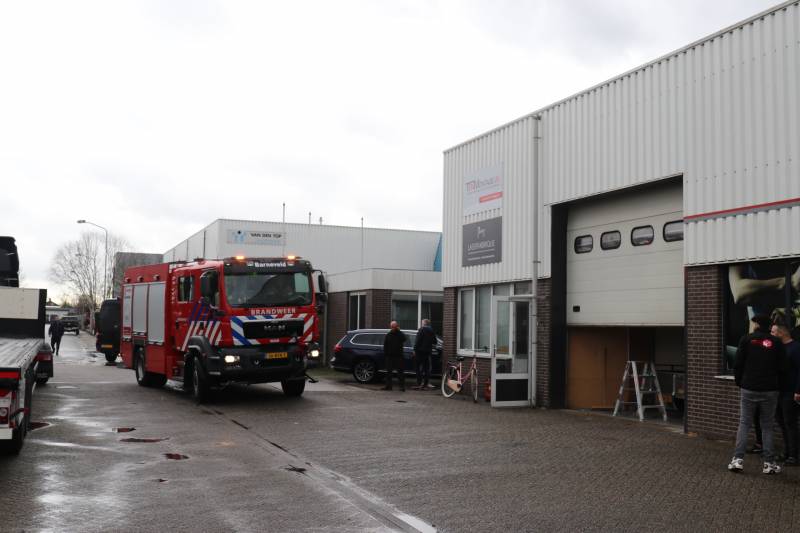 Kleine brand in bedrijvenpand
