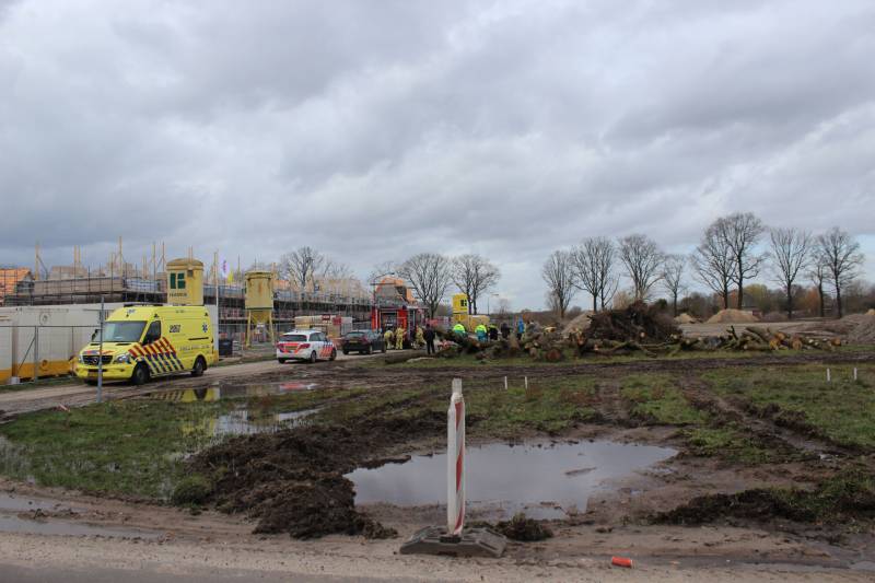 Brandweer bevrijdt jongen uit drijfzand