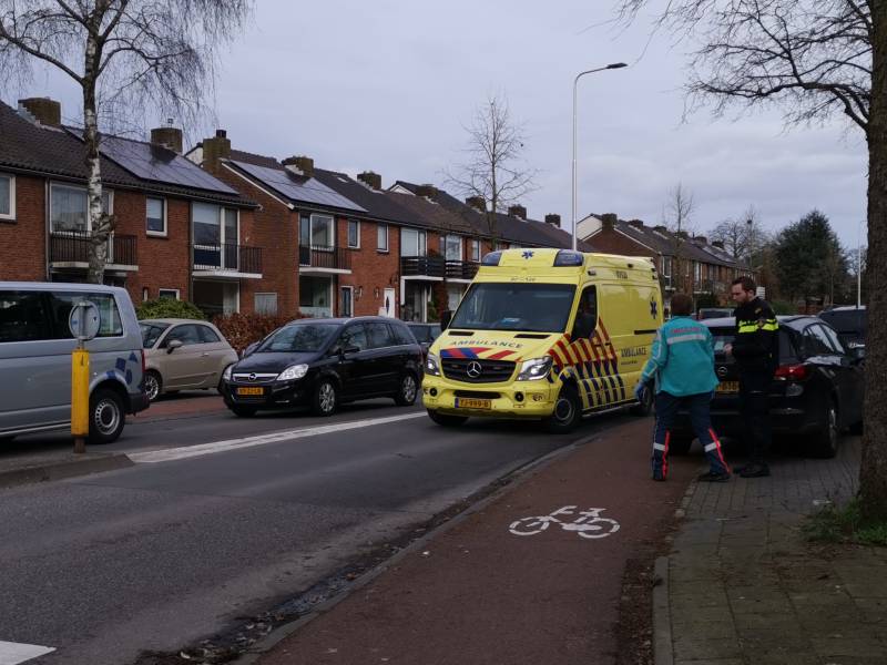 Fietser gewond bij aanrijding
