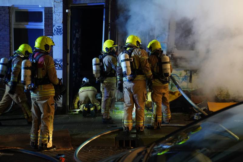 Drie gewonden na uitslaande brand in kraakpand