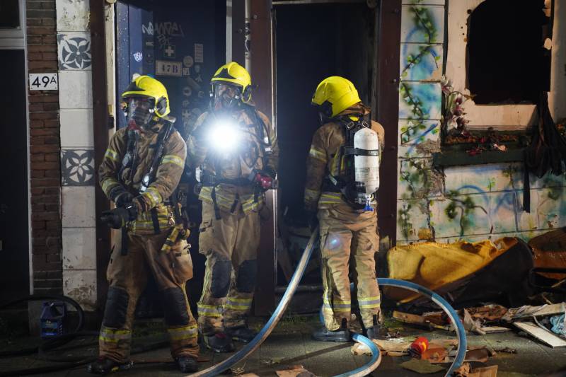 Drie gewonden na uitslaande brand in kraakpand