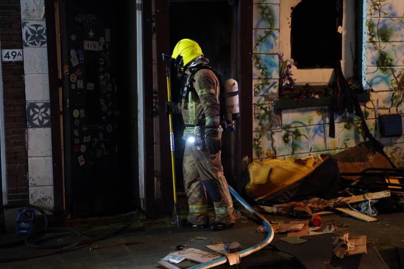 Drie gewonden na uitslaande brand in kraakpand