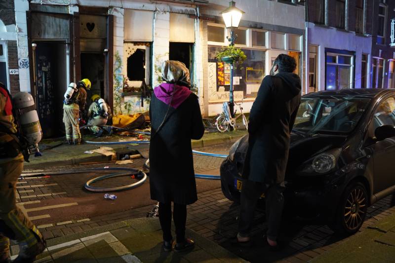 Drie gewonden na uitslaande brand in kraakpand