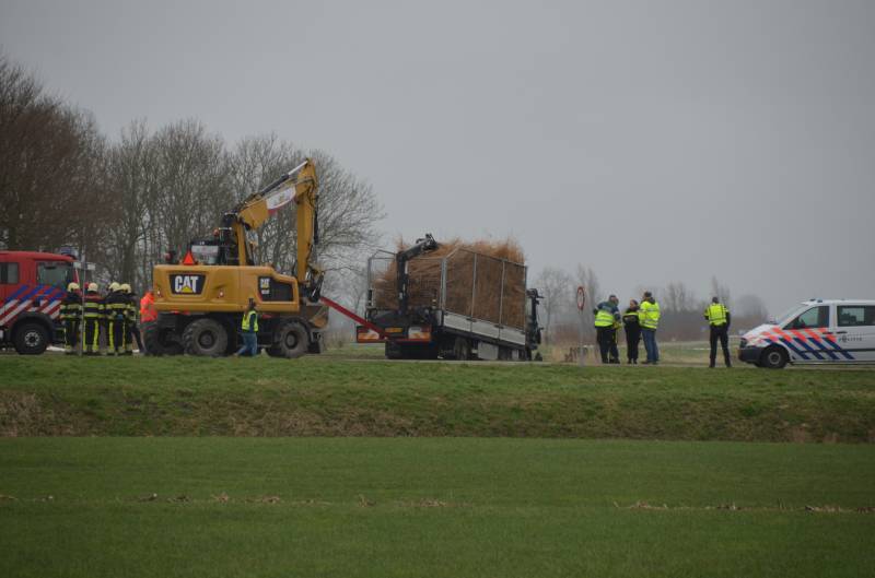 Twee doden bij ernstig ongeluk tussen auto en vrachtwagen