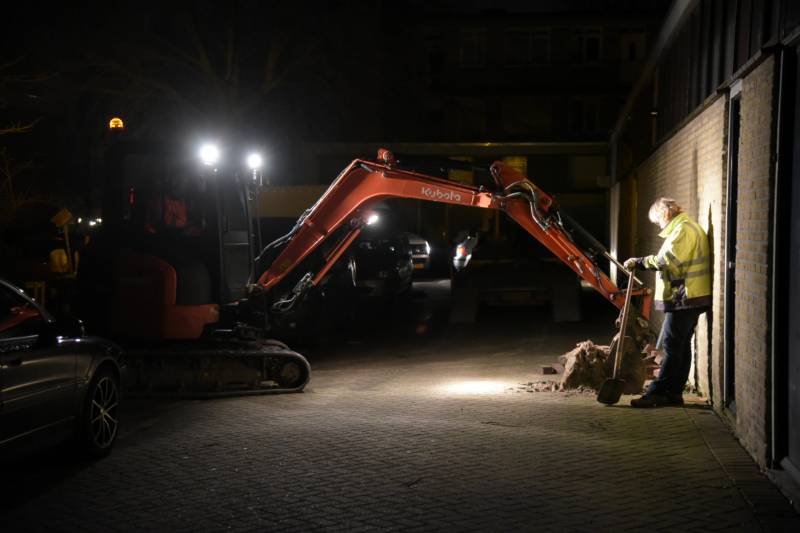 Veel woningen zonder stroom en water na lekkage