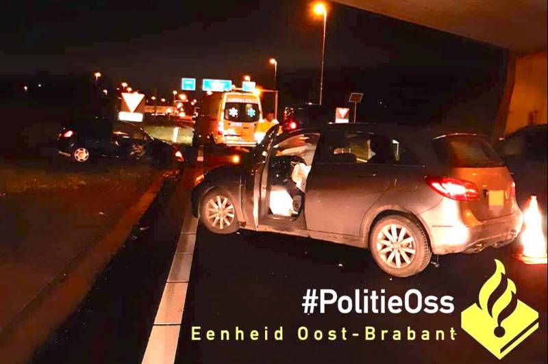 Spookrijder knalt op tegenligger