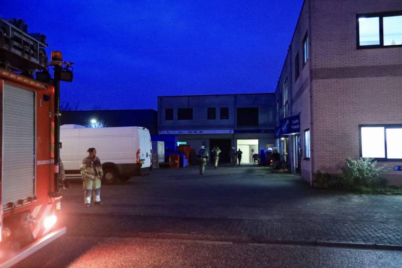 Visgroothandel vol rook na brand in koelcel