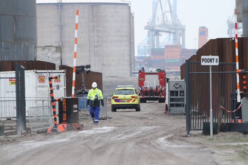 Gewonde bij bedrijfsongeval HES tank terminal