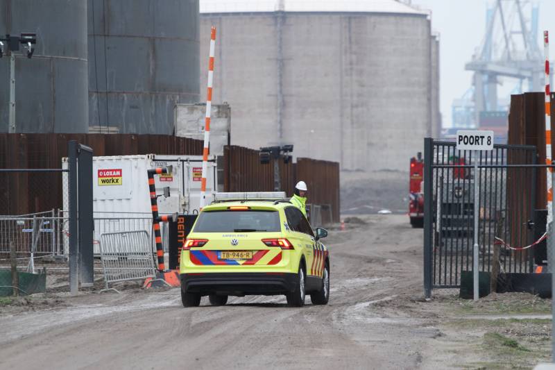 Gewonde bij bedrijfsongeval HES tank terminal