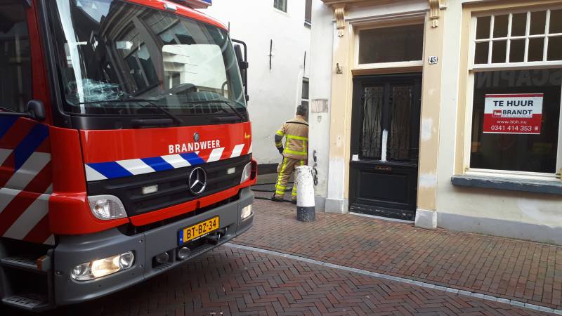 Brand in woning