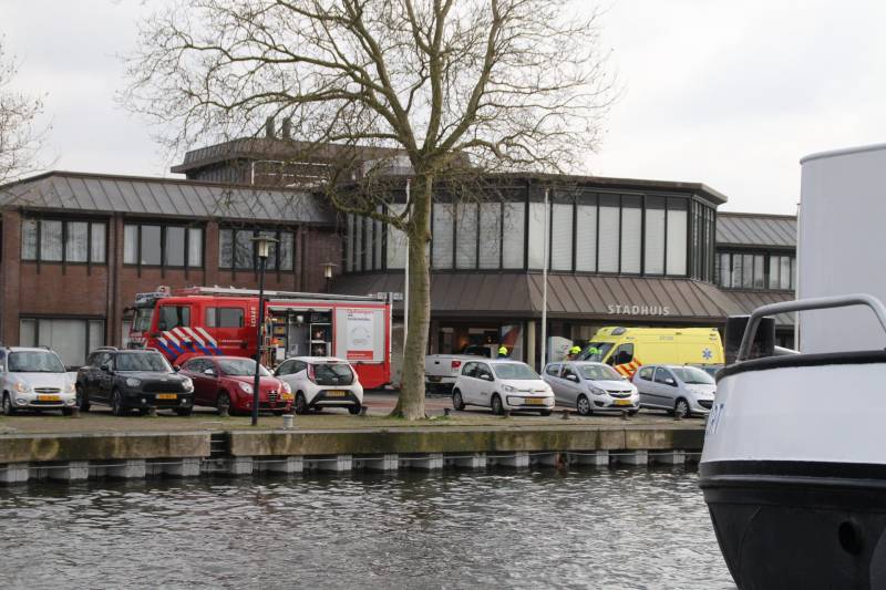 Pick-up wagen ramt pui gemeentehuis