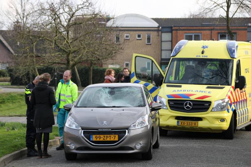 Fietser gewond bij aanrijding met auto