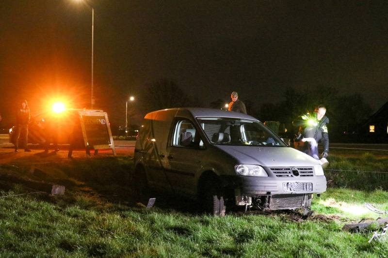 Bestuurder vlucht na ongeval