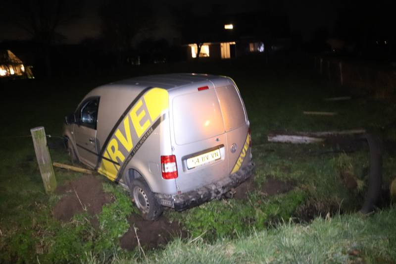 Bestuurder vlucht na ongeval