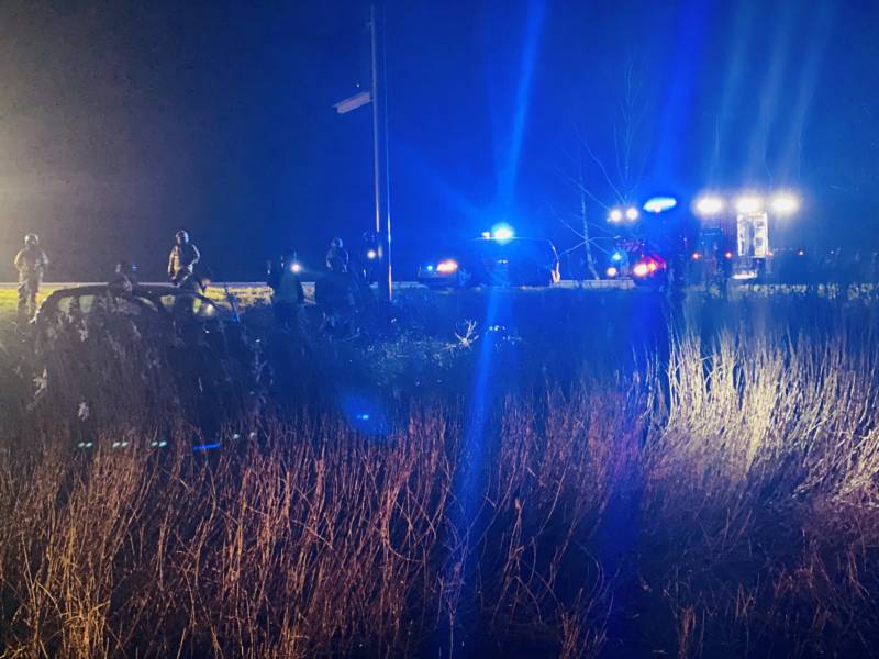 Bestuurder spoorloos na eenzijdig ongeval