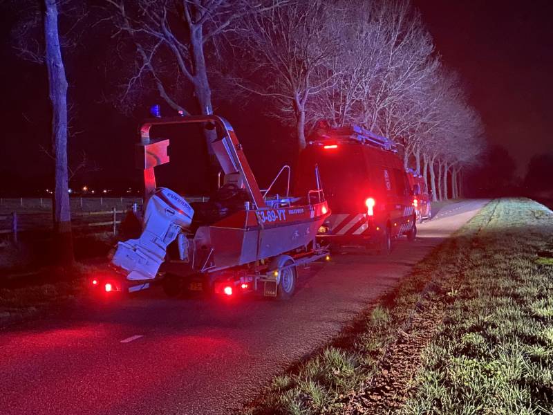 Bestuurder spoorloos na eenzijdig ongeval