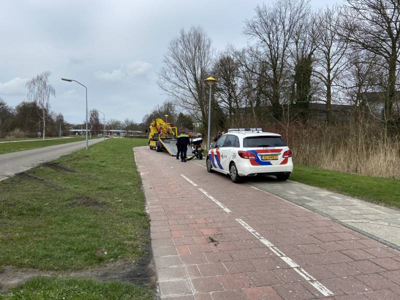Motorrijder gewond na valpartij