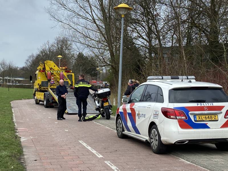 Motorrijder gewond na valpartij