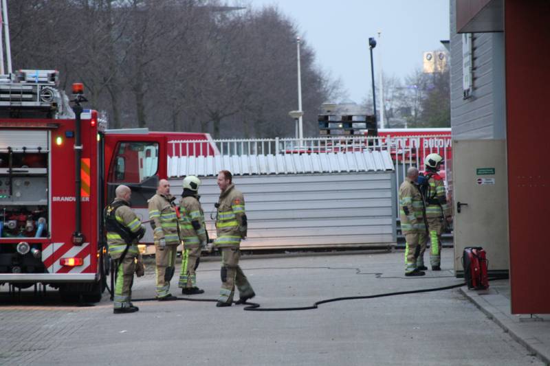 Brand in werkplaats Trilo
