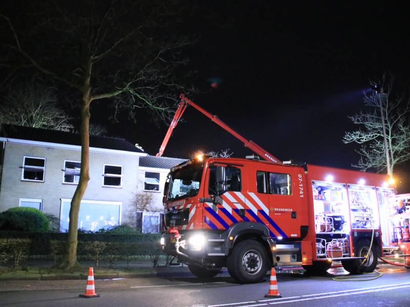 Wasmachine of droger vat vlam in woning