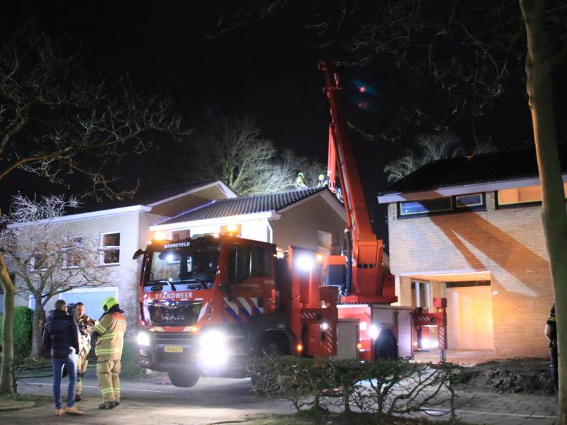 Wasmachine of droger vat vlam in woning