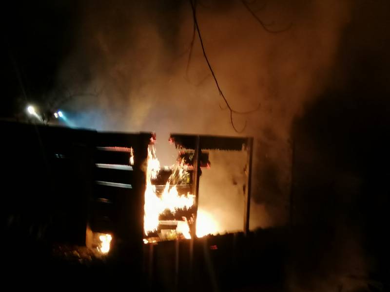 Flinke brand bij opslagplaats Theehuis De Leidsehout