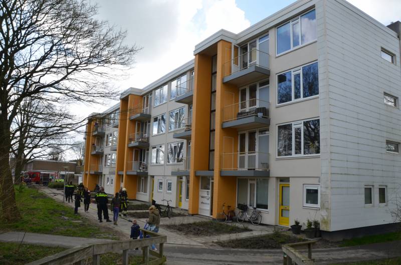 Brand in meterkast flatwoning