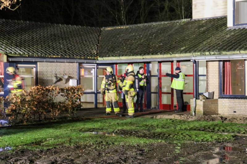 Brandweer oefent in oud verzorgingstehuis