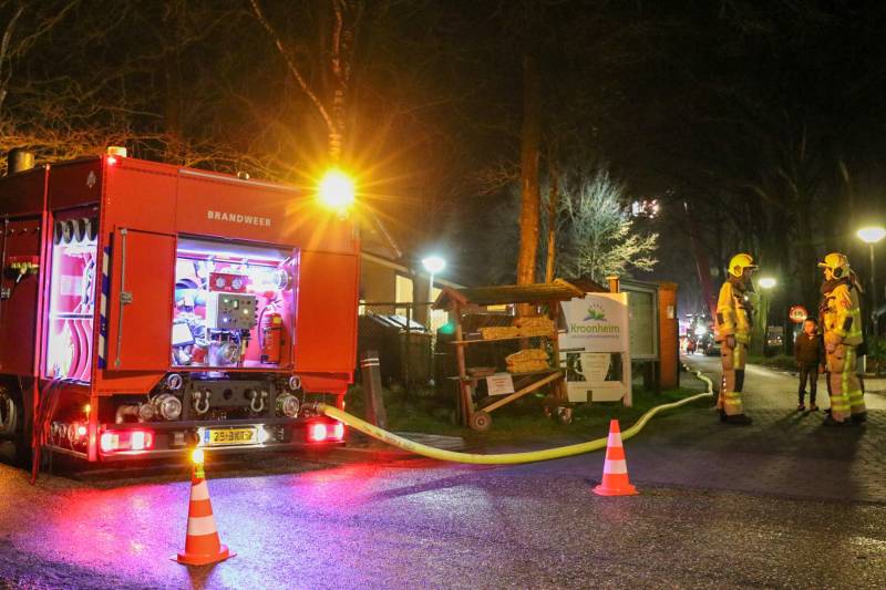 Brandweer oefent in oud verzorgingstehuis