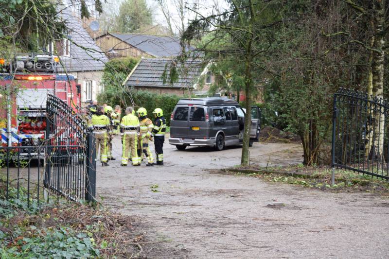 Veel rookontwikkeling onder Amerikaanse Chevy Van