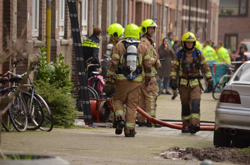 Veel rook bij brand in kelder