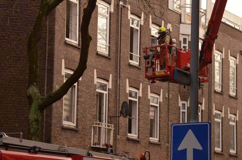 Veel rook bij brand in kelder