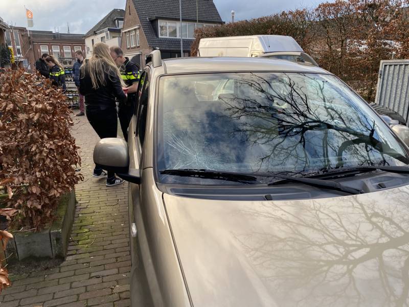 Fietser in botsing met personenauto