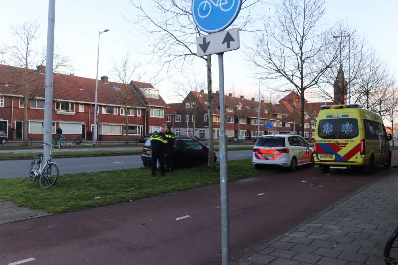 Fietser gewond na aanrijding