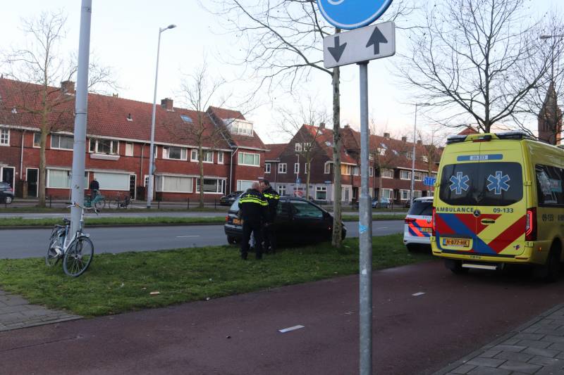 Fietser gewond na aanrijding
