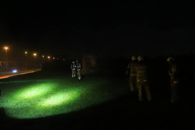 Gedumpte scooter in brand gestoken