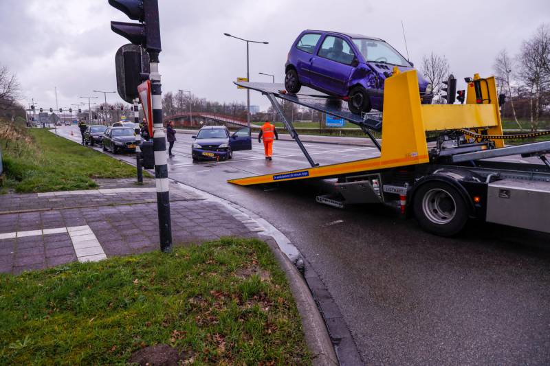 Meerdere voertuigen betrokken bij kop-staartbotsing